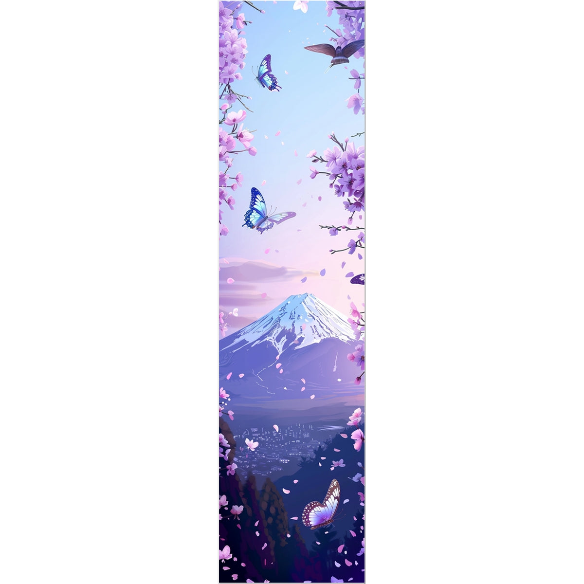 Purple Jasmine Fields Art Strip Butterfly Tattoo Tattoos Prodigi 2"x3"  