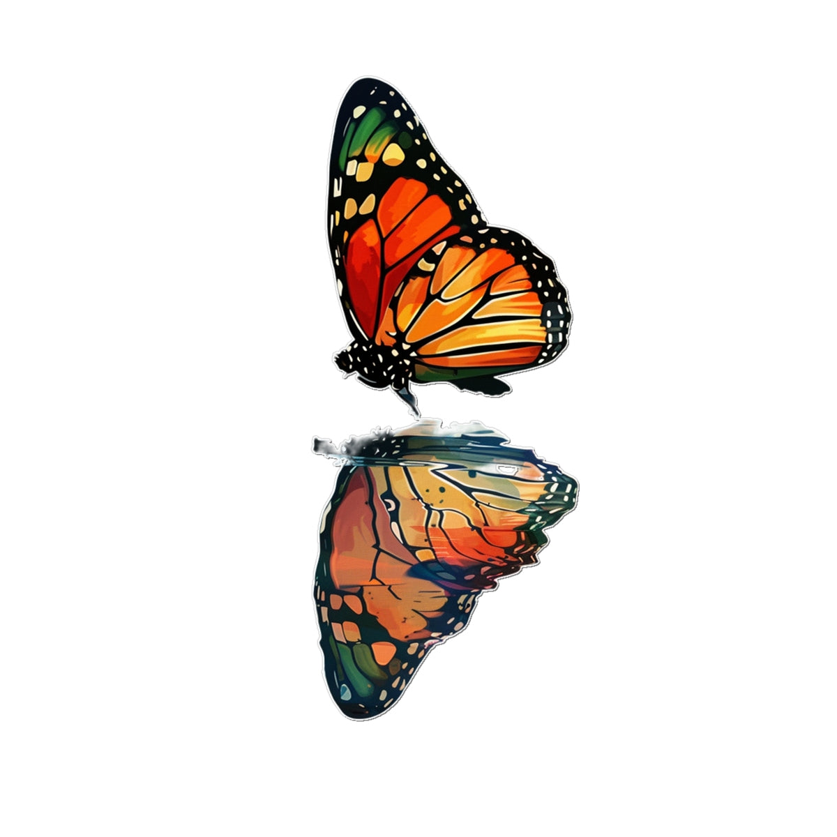 Life's Reflections  Butterfly Tattoo (Temporary) Tattoos Prodigi 2"x3"  