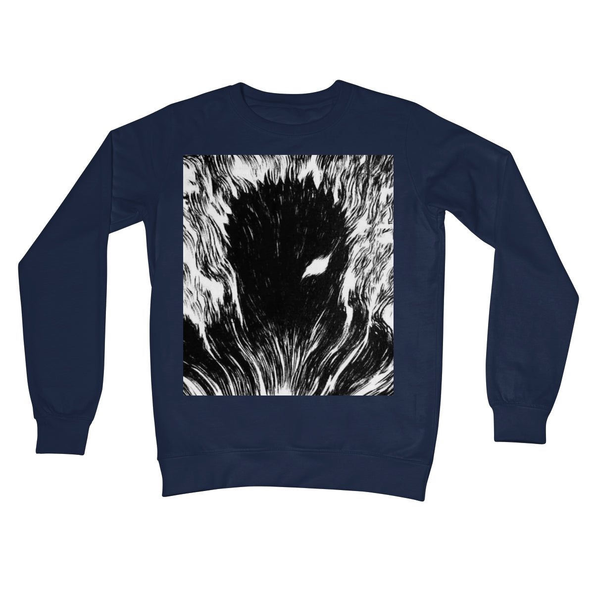 Berserk: Gut's Inner Rage Crew Neck Sweatshirt Apparel Prodigi S Oxford Navy