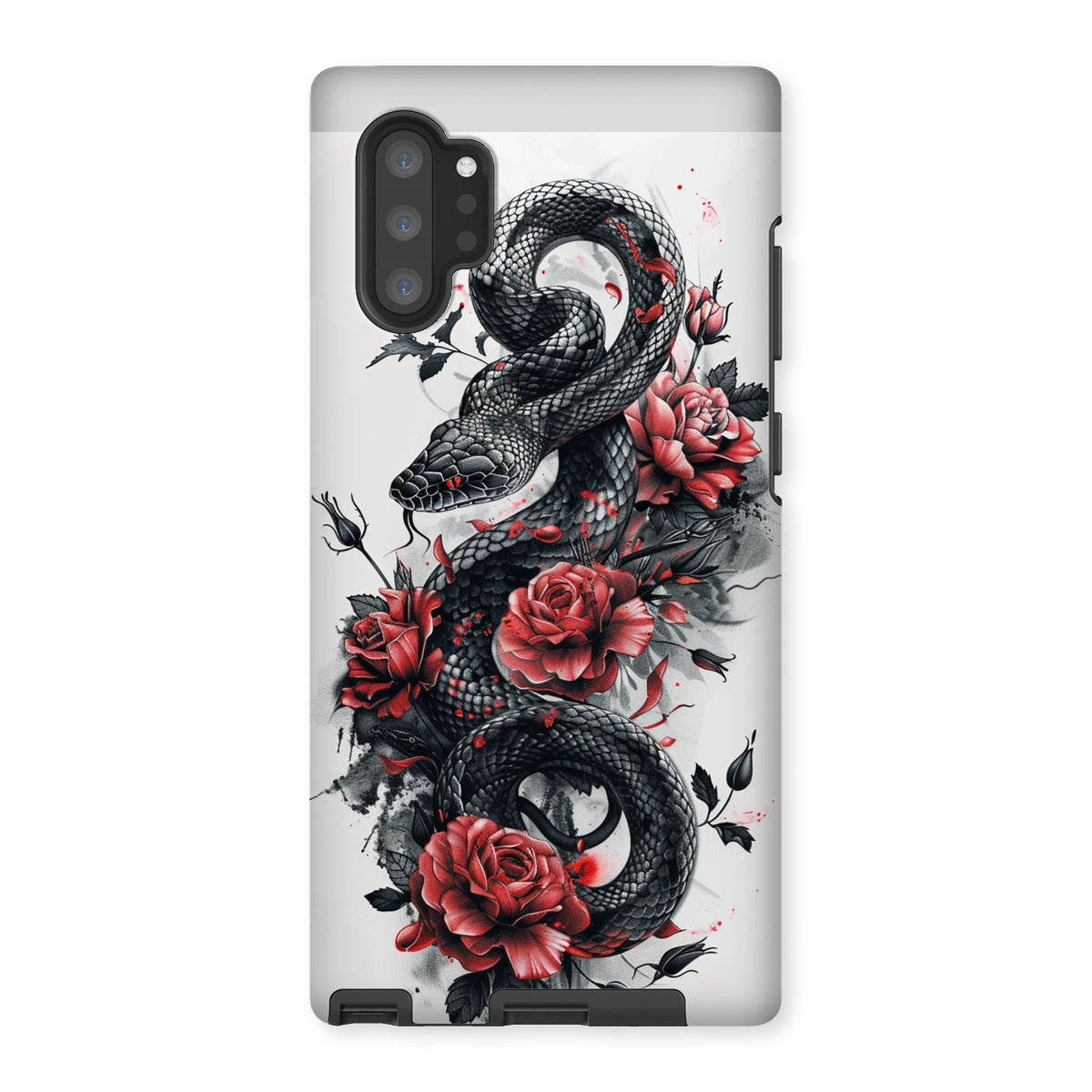 Snake & Roses  Tough Phone Case Phone & Tablet Cases Prodigi Samsung Galaxy Note 10P Gloss 