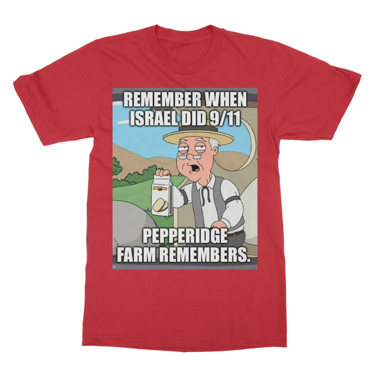 Israel did 9/11 Softstyle T-Shirt Apparel Prodigi S Red