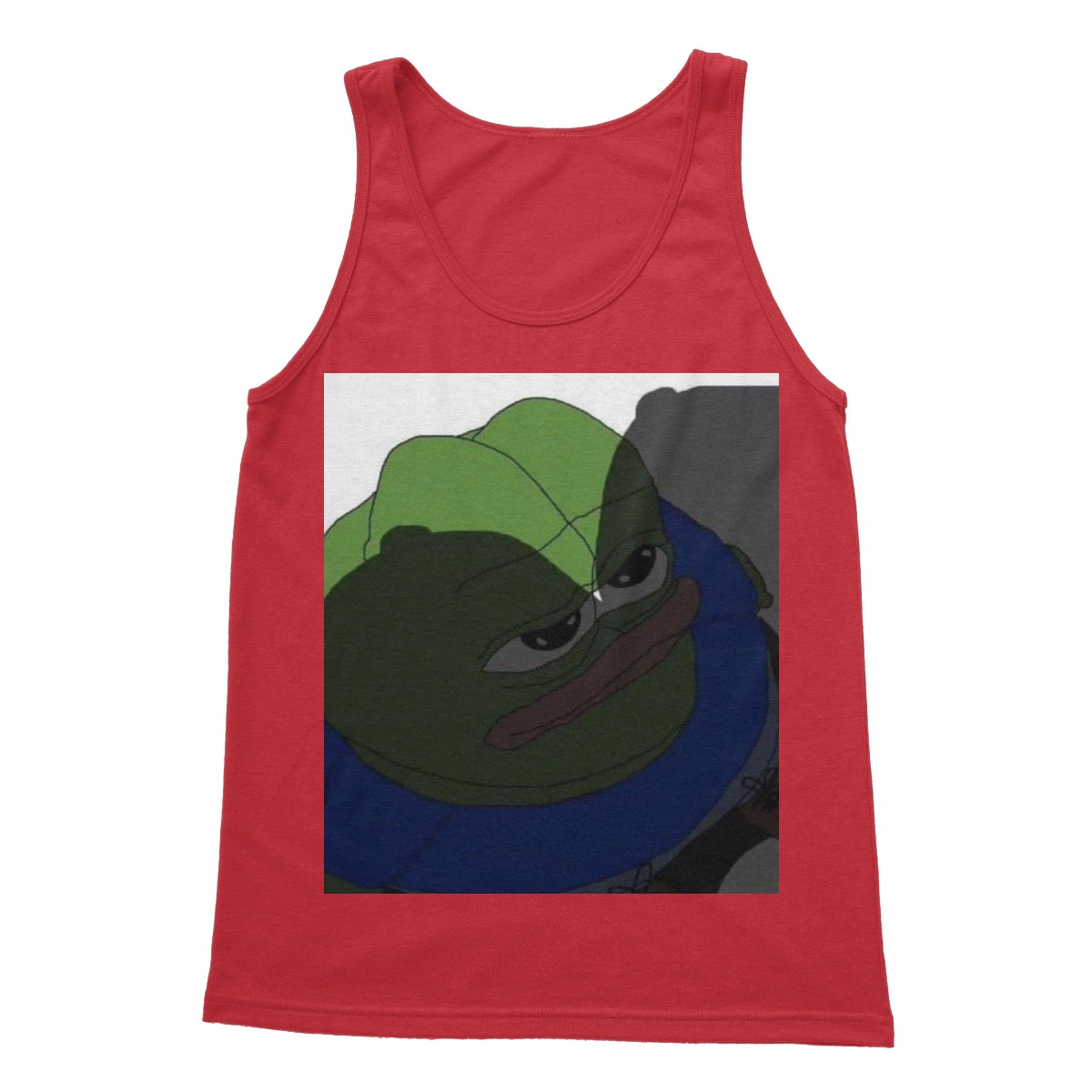 Pepe Ready For War Softstyle Tank Top Apparel Prodigi S Red