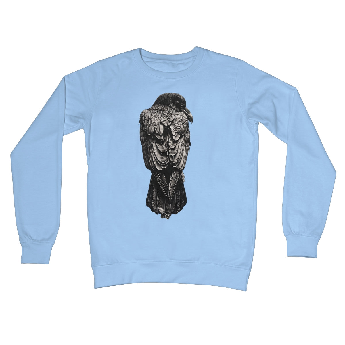 The Designation of The Raven Crew Neck Sweatshirt Apparel Prodigi S Sky Blue 