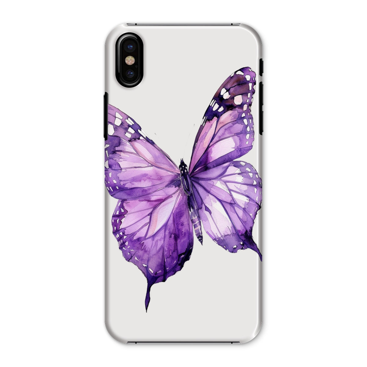 Purple water colors  Snap Phone Case Phone & Tablet Cases Prodigi iPhone X Gloss 