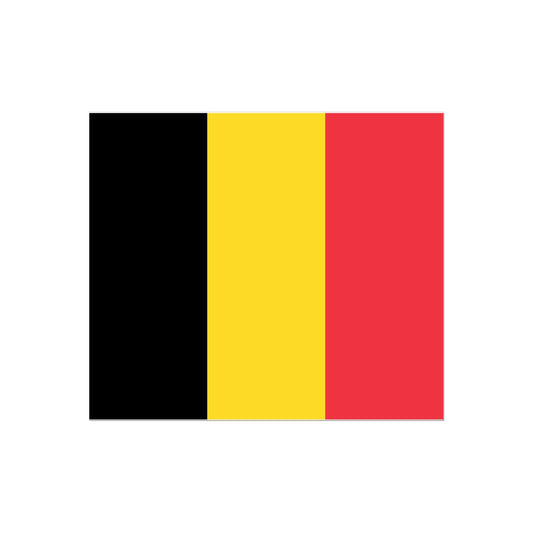 Belgium Flag Tattoo (Temporary) Tattoos Prodigi 2"x3"  