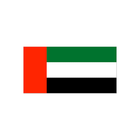 United Arab Emirates Flag Tattoo (Temporary) Tattoos Prodigi 2"x3"  