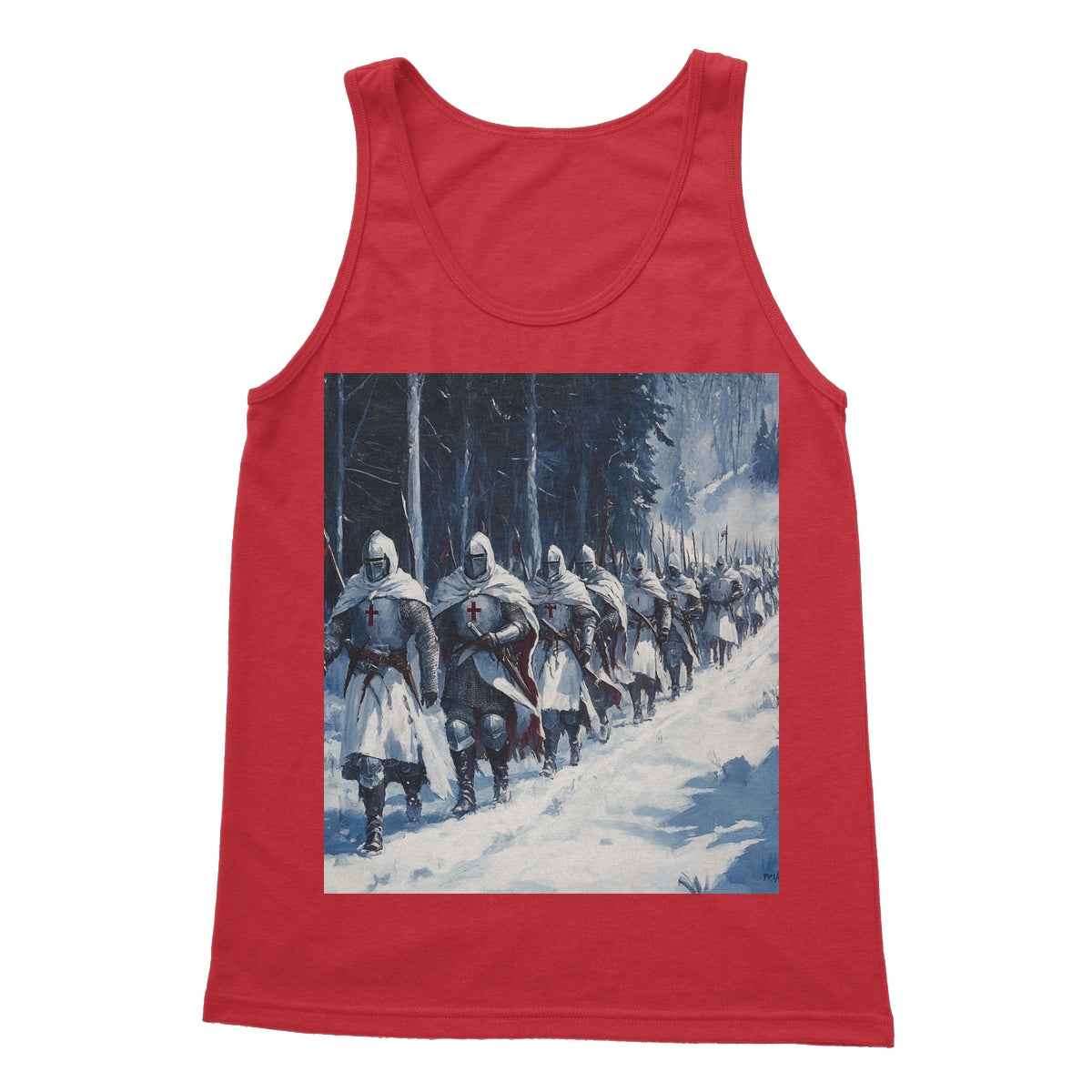 The Crusades 2.0 - V2 Softstyle Tank Top Apparel Prodigi S Red