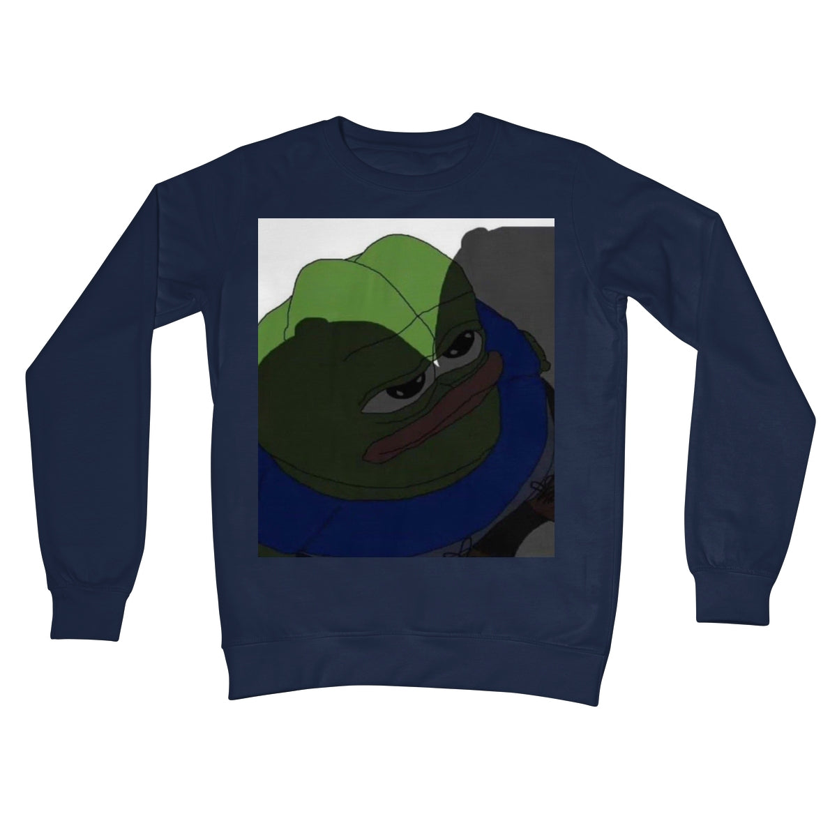 Pepe Ready For War Crew Neck Sweatshirt Apparel Prodigi S Oxford Navy