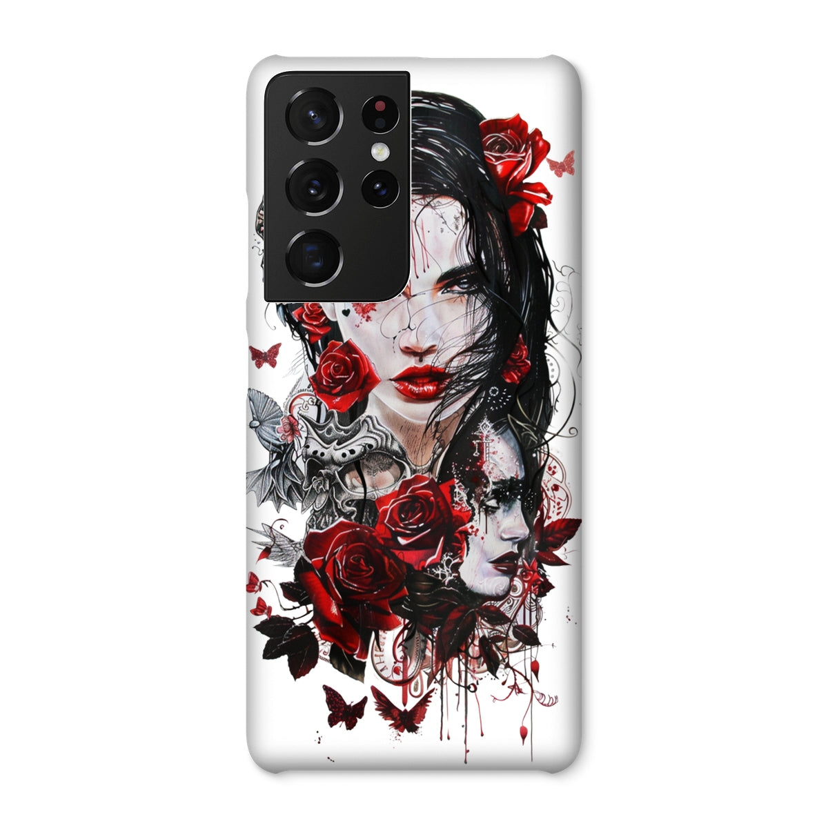 Lady of the Dead - Dia de los muertos - Halloween Snap Phone Case Phone & Tablet Cases Prodigi Samsung Galaxy S21 Ultra Gloss 