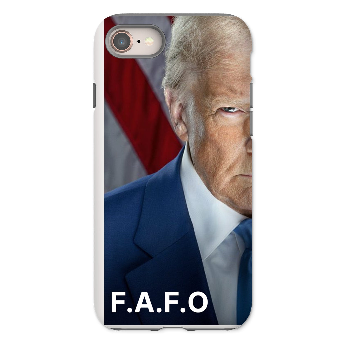 DONALD TRUMP - FAFO Tough Phone Case Phone & Tablet Cases Prodigi iPhone 8 Gloss