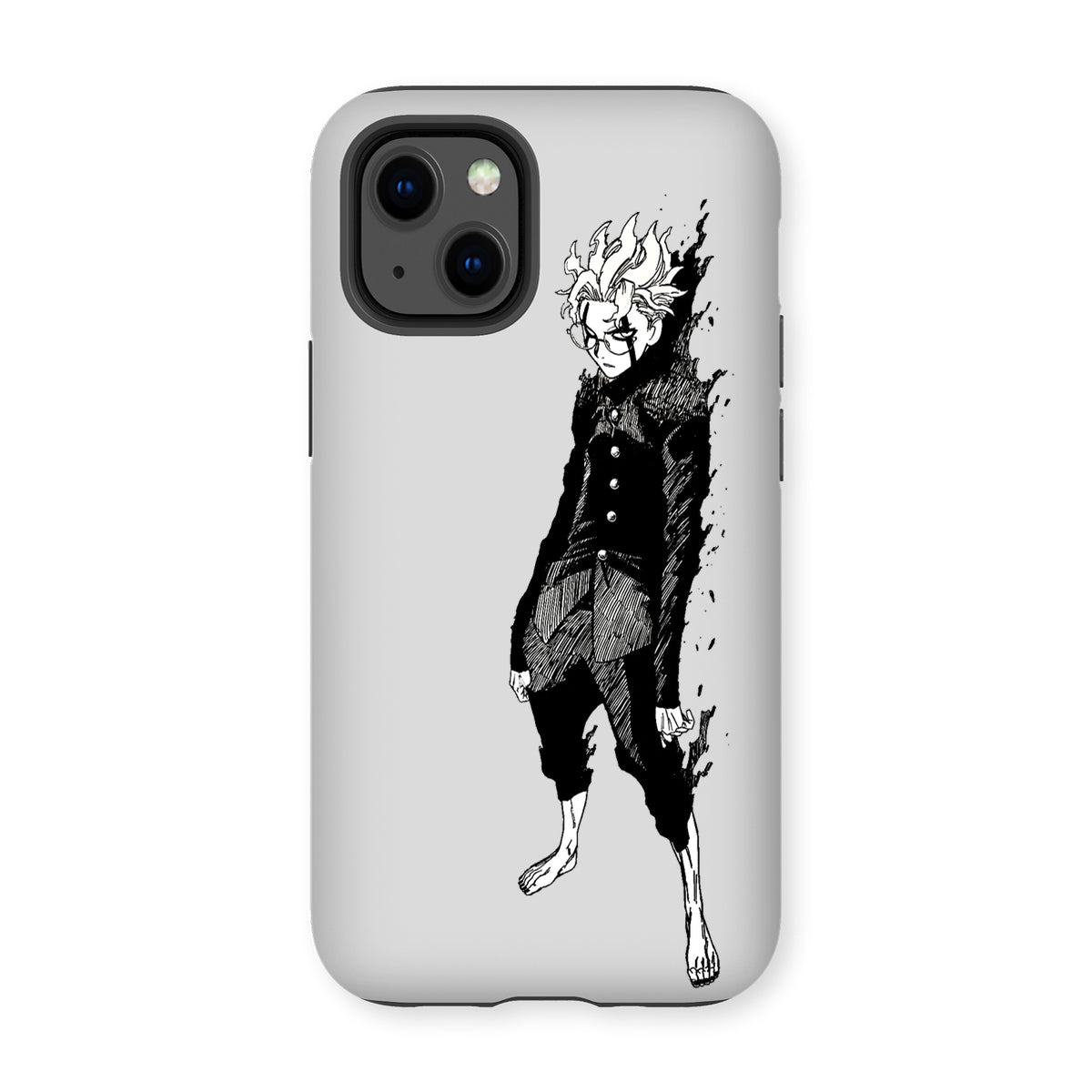 Dandadan: Turbo Granny Transformation Black & White Tough Phone Case Phone & Tablet Cases Prodigi iPhone 13 Mini Gloss