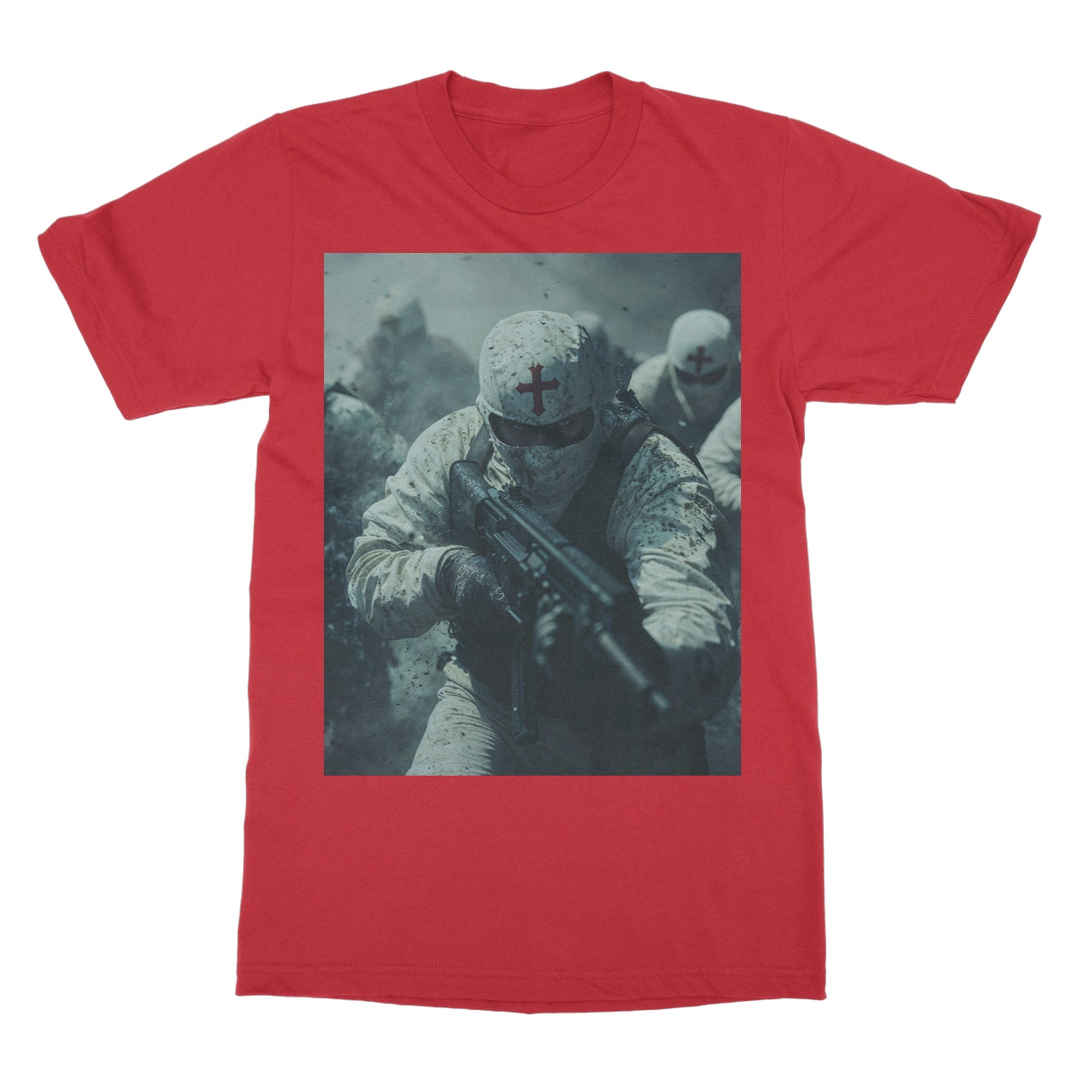 GODS Super Soldiers Softstyle T-Shirt Apparel Prodigi S Red