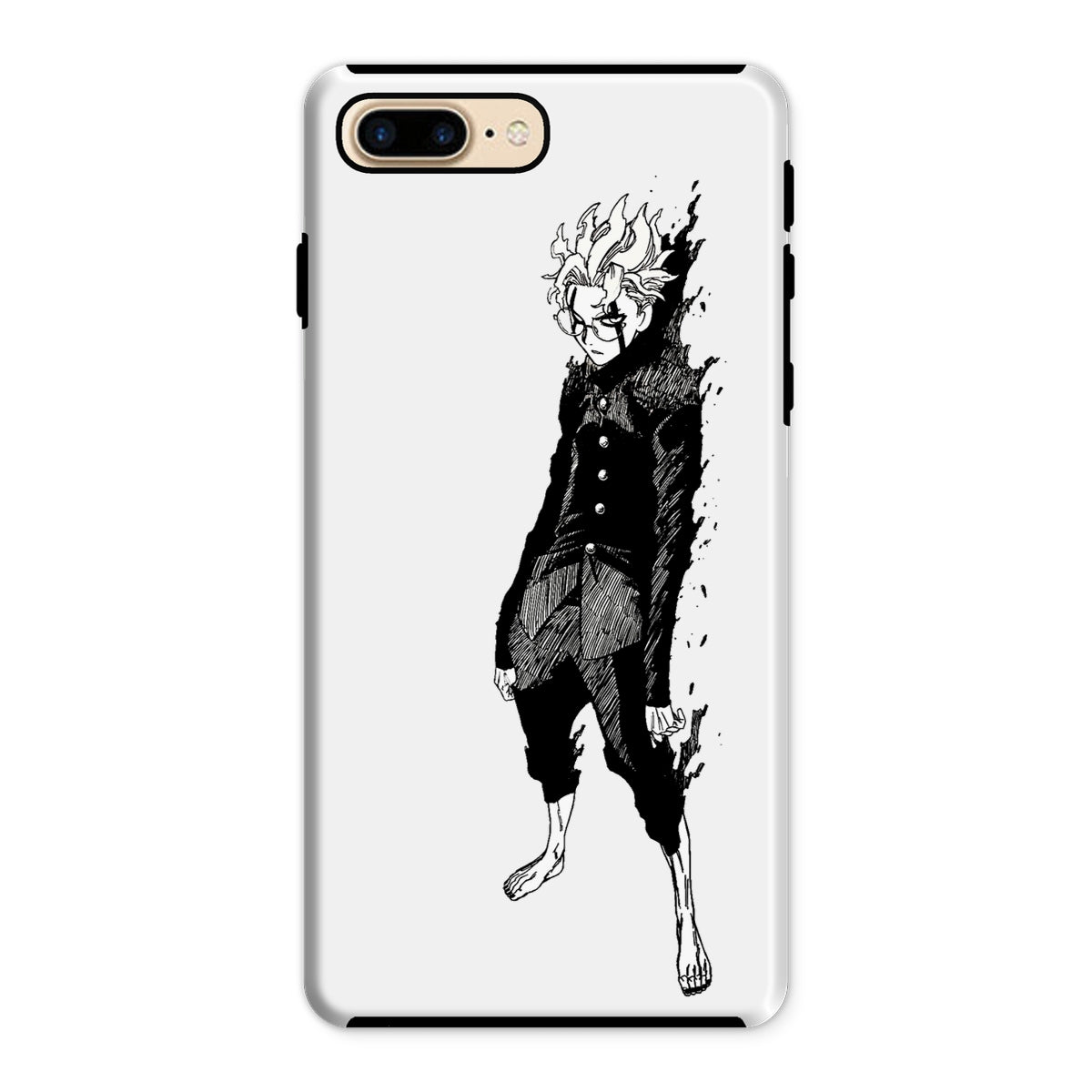 Dandadan: Turbo Granny Transformation Black & White Tough Phone Case Phone & Tablet Cases Prodigi iPhone 8 Plus Gloss