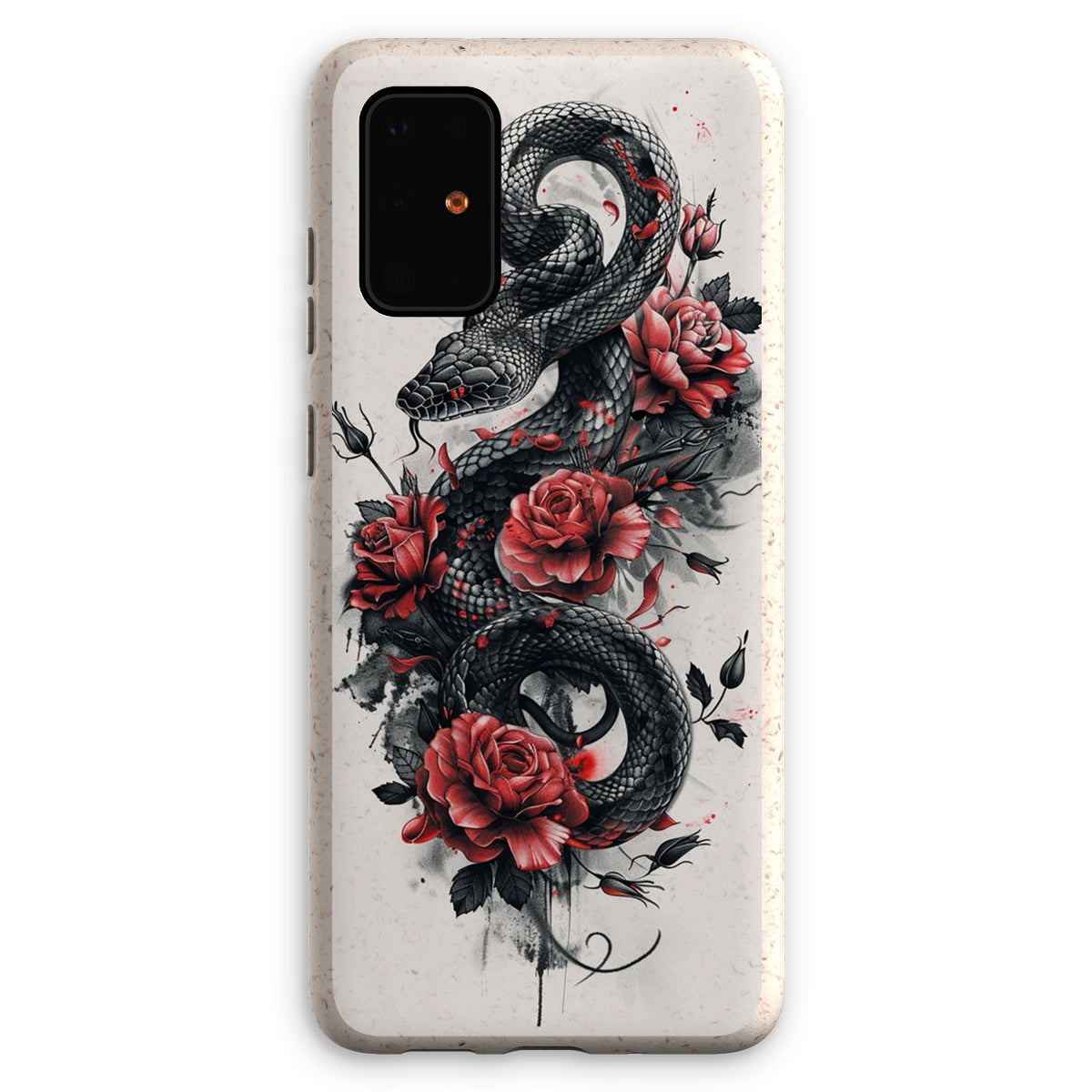 Snake & Roses  Eco Phone Case Phone & Tablet Cases Prodigi Samsung Galaxy S20 Plus Matte 