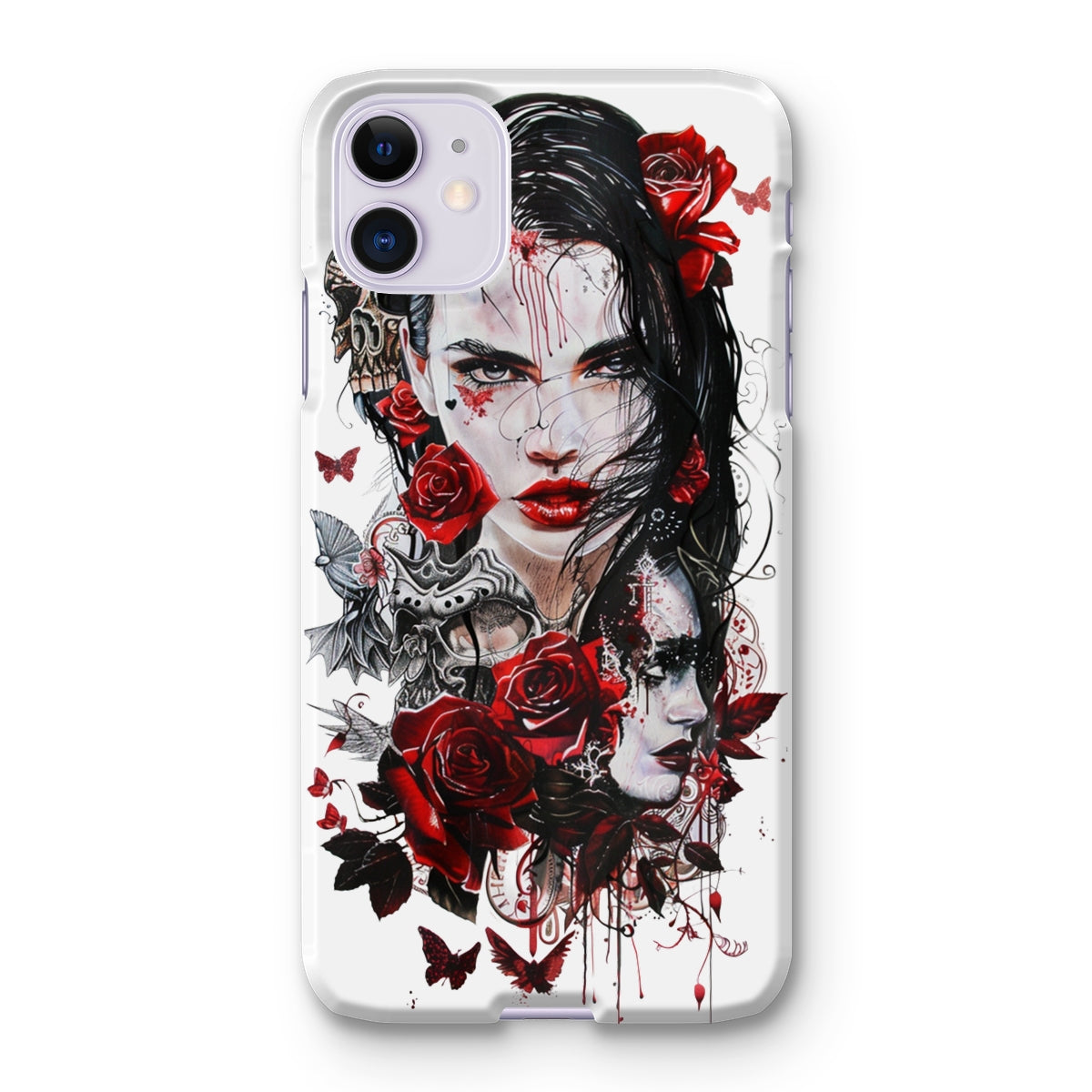 Lady of the Dead - Dia de los muertos - Halloween Snap Phone Case Phone & Tablet Cases Prodigi iPhone 11 Gloss 