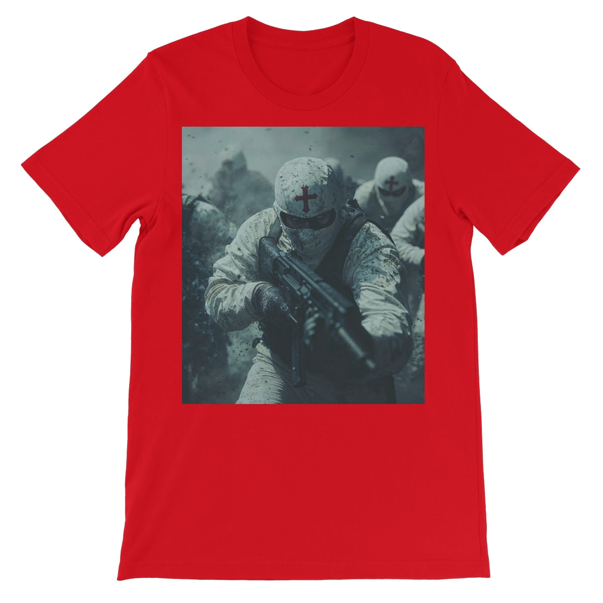 GODS Super Soldiers Unisex Short Sleeve T-Shirt Apparel Prodigi S Red