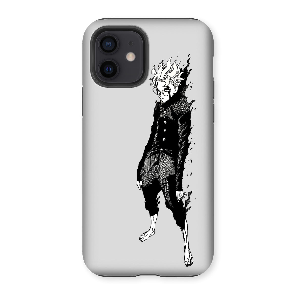 Dandadan: Turbo Granny Transformation Black & White Tough Phone Case Phone & Tablet Cases Prodigi iPhone 12 Gloss