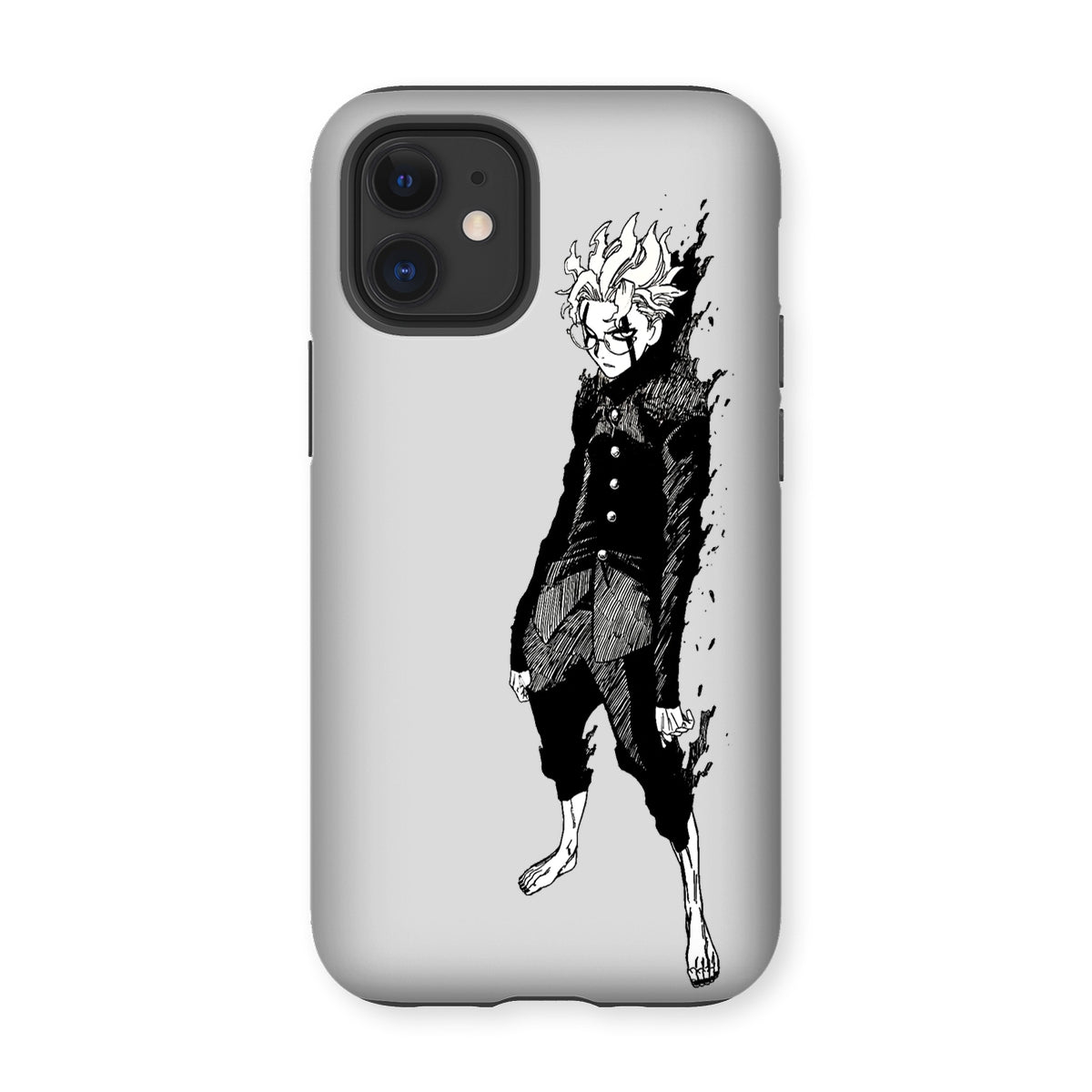 Dandadan: Turbo Granny Transformation Black & White Tough Phone Case Phone & Tablet Cases Prodigi iPhone 12 Mini Gloss