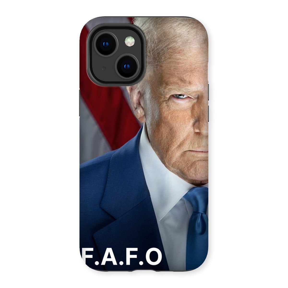 DONALD TRUMP - FAFO Tough Phone Case Phone & Tablet Cases Prodigi iPhone 14 Plus Gloss