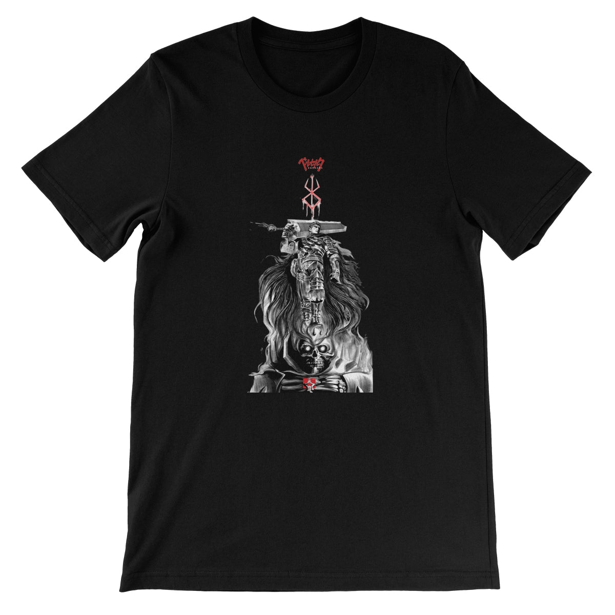 Triumphant Guts - Berserk Unisex Short Sleeve T-Shirt Apparel Prodigi S Black 