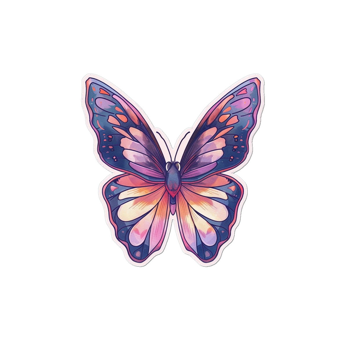 Cutie Pie Butterfly Tattoo (Temporary) Tattoos Prodigi 2"x3"  