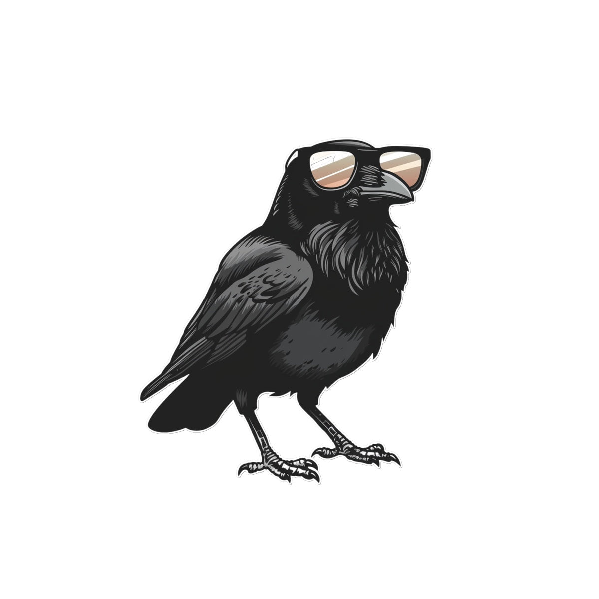 Too Cool For School Raven Temporary Tattoo Tattoos Prodigi 4"x6"  