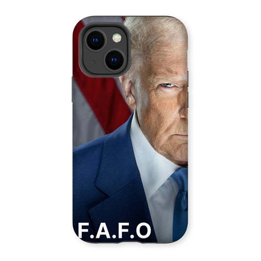 DONALD TRUMP - FAFO Tough Phone Case Phone & Tablet Cases Prodigi iPhone 14 Gloss