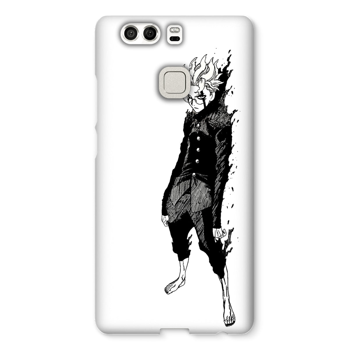 Dandadan: Turbo Granny Transformation Black & White Snap Phone Case