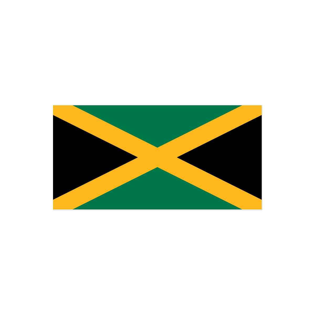 Jamaica Flag Tattoo (Temporary) Tattoos Prodigi 4"x6"  