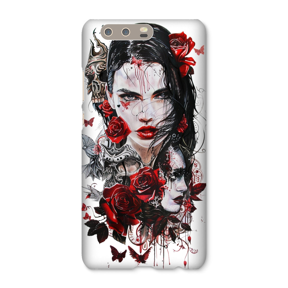 Lady of the Dead - Dia de los muertos - Halloween Snap Phone Case Phone & Tablet Cases Prodigi Huawei P10 Plus Gloss 