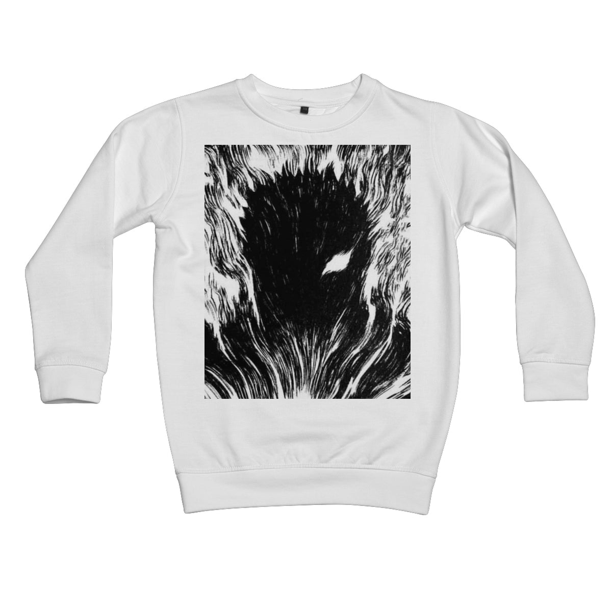 Berserk: Gut's Inner Rage Kids Sweatshirt Apparel Prodigi XS Arctic White