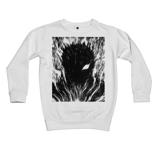 Berserk: Gut's Inner Rage Kids Sweatshirt Apparel Prodigi XS Arctic White