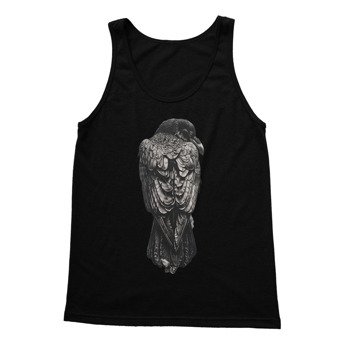 The Designation of The Raven Softstyle Tank Top Apparel Prodigi S Black 