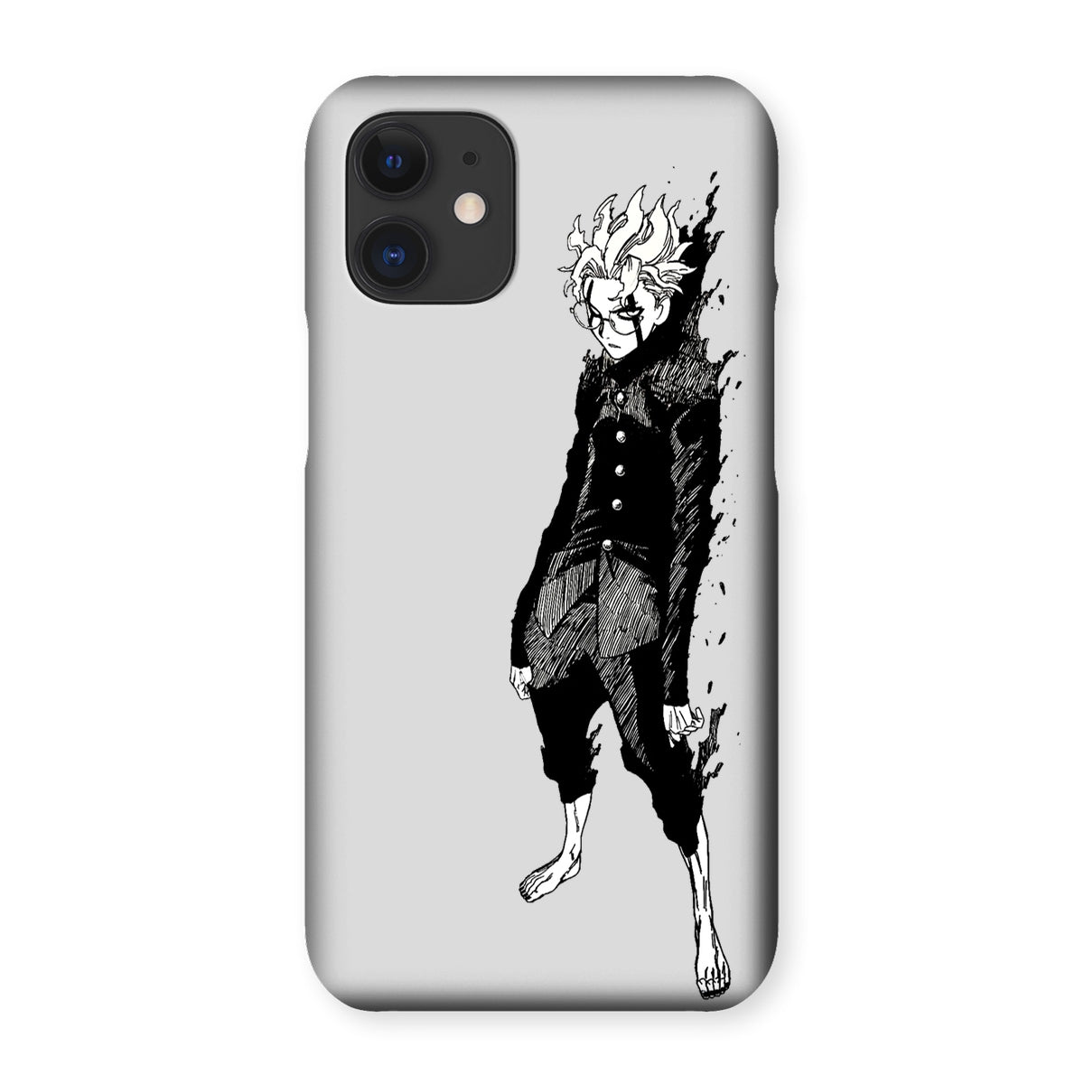 Dandadan: Turbo Granny Transformation Black & White Snap Phone Case