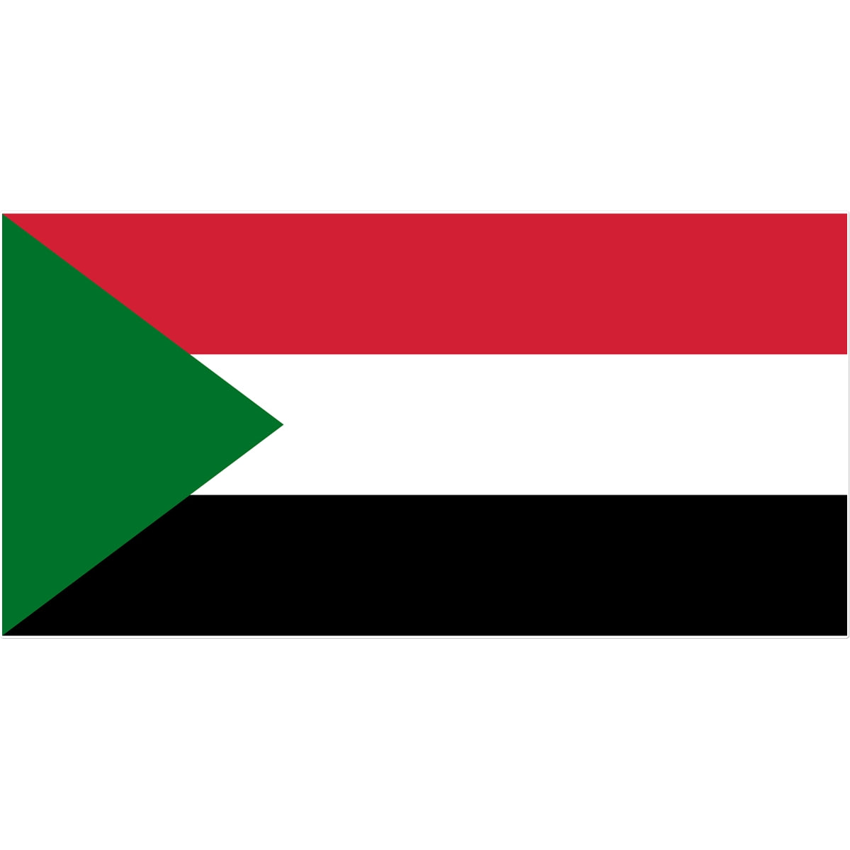 Sudan Flag Tattoo (Temporary) Tattoos Prodigi 12"x12"  