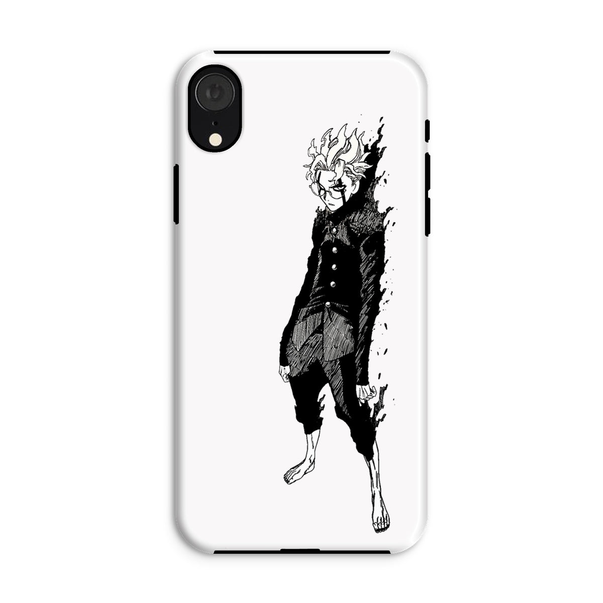 Dandadan: Turbo Granny Transformation Black & White Tough Phone Case Phone & Tablet Cases Prodigi iPhone XR Gloss