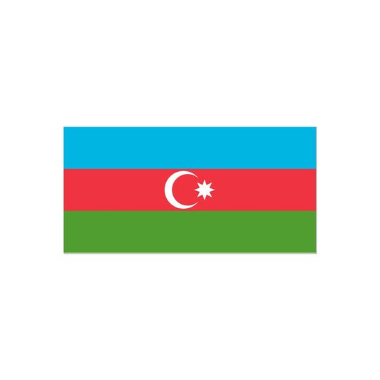 Azerbaijan Flag Tattoo (Temporary) Tattoos Prodigi 2"x3"  