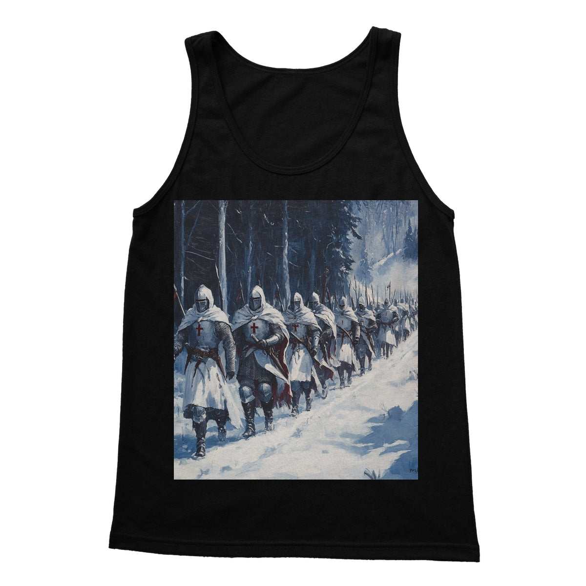 The Crusades 2.0 - V2 Softstyle Tank Top Apparel Prodigi S Black