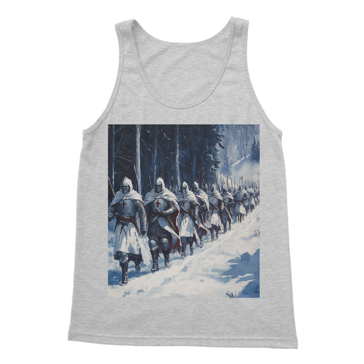 The Crusades 2.0 - V2 Softstyle Tank Top Apparel Prodigi S Sports Grey