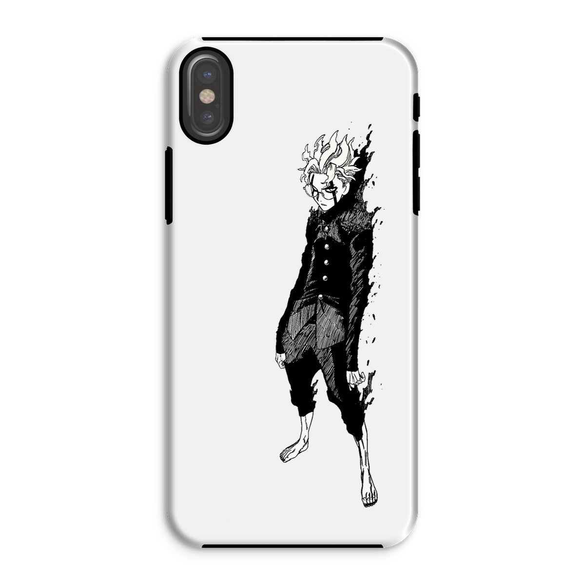 Dandadan: Turbo Granny Transformation Black & White Tough Phone Case