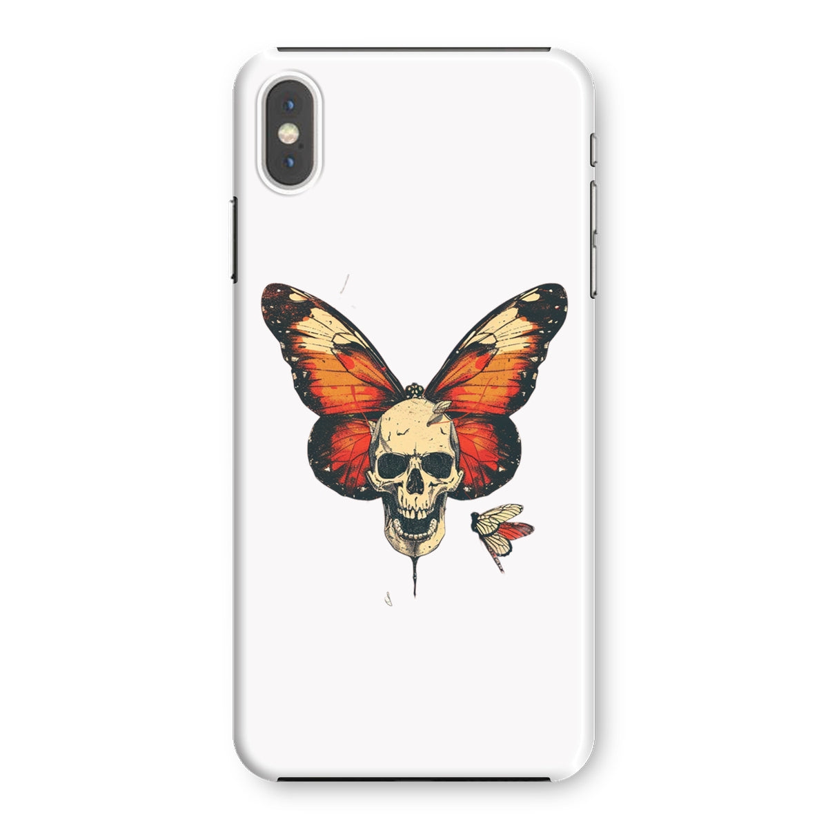 Butterfly With Skeleton Face Snap Phone Case Phone & Tablet Cases Prodigi iPhone XS Max Gloss 