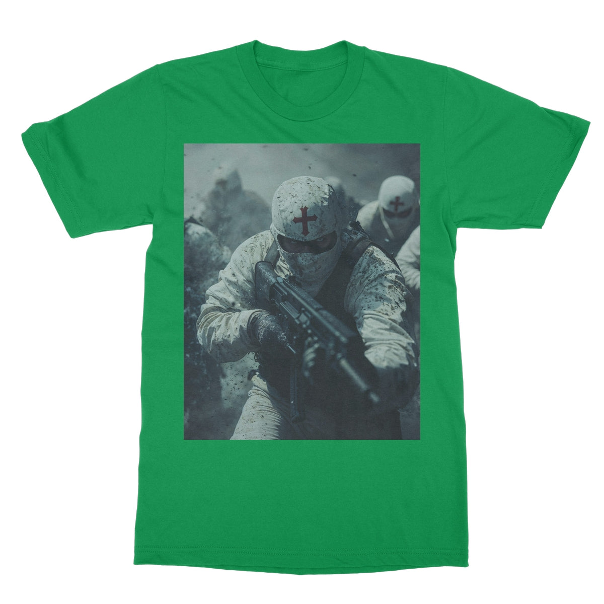 GODS Super Soldiers Softstyle T-Shirt Apparel Prodigi S Irish Green