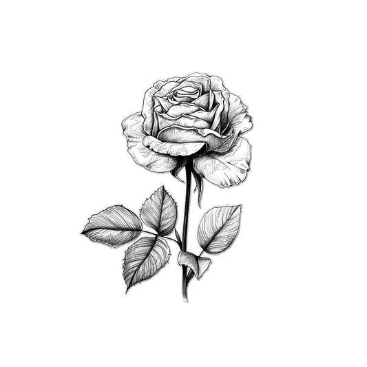 Bella Rose Temporary Tattoo Tattoos Prodigi 2"x3"  