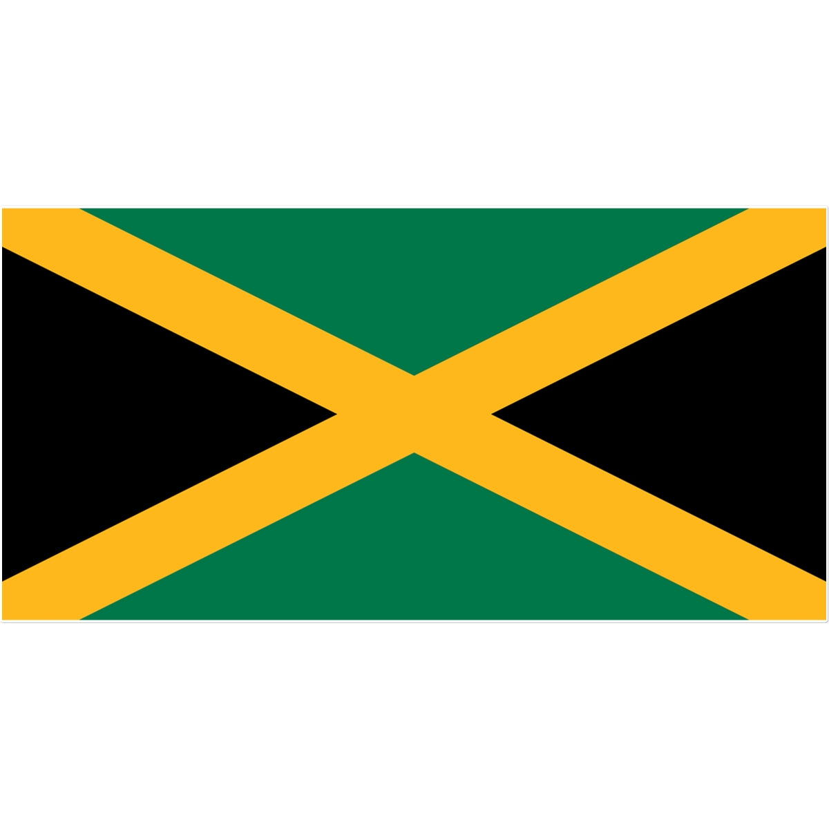 Jamaica Flag Tattoo (Temporary) Tattoos Prodigi 12"x12"  