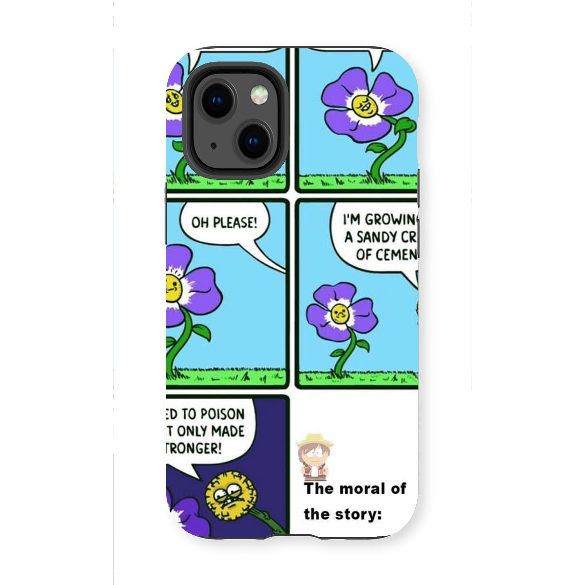 Be A Dandelion Meme Tough Phone Case Phone & Tablet Cases Prodigi iPhone 13 Mini Gloss