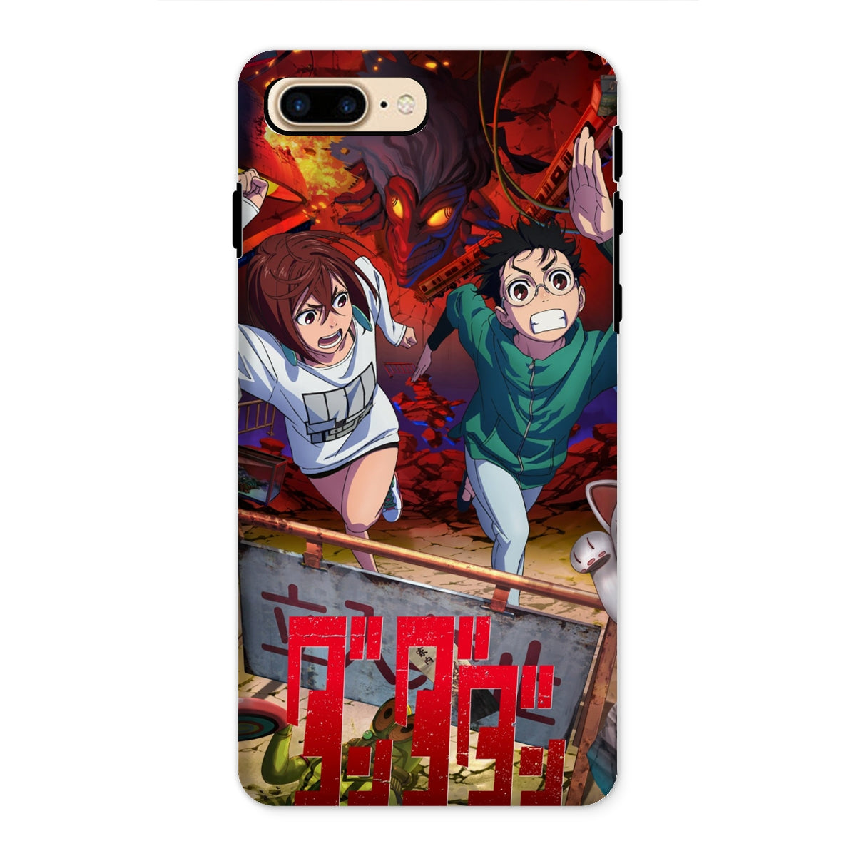 Dandadan Anime Fan Art Tough Phone Case Phone & Tablet Cases Prodigi iPhone 8 Plus Gloss 