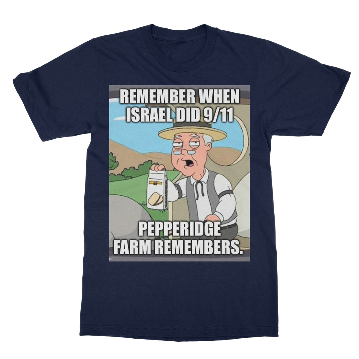 Israel did 9/11 Softstyle T-Shirt Apparel Prodigi S Navy