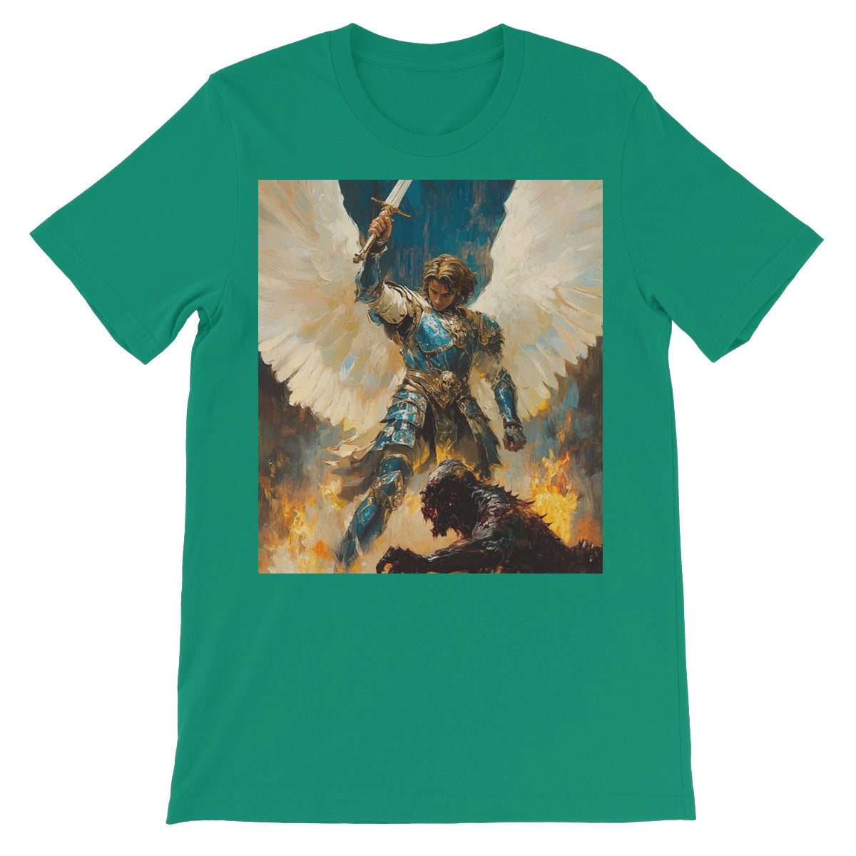 Angelic Defender Unisex Short Sleeve T-Shirt Apparel Prodigi S Kelly