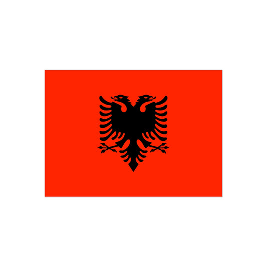 Albania Flag Tattoo (Temporary) Tattoos Prodigi 2"x3"  