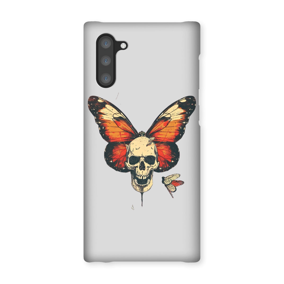 Butterfly With Skeleton Face Snap Phone Case Phone & Tablet Cases Prodigi Samsung Galaxy Note 10 Gloss 